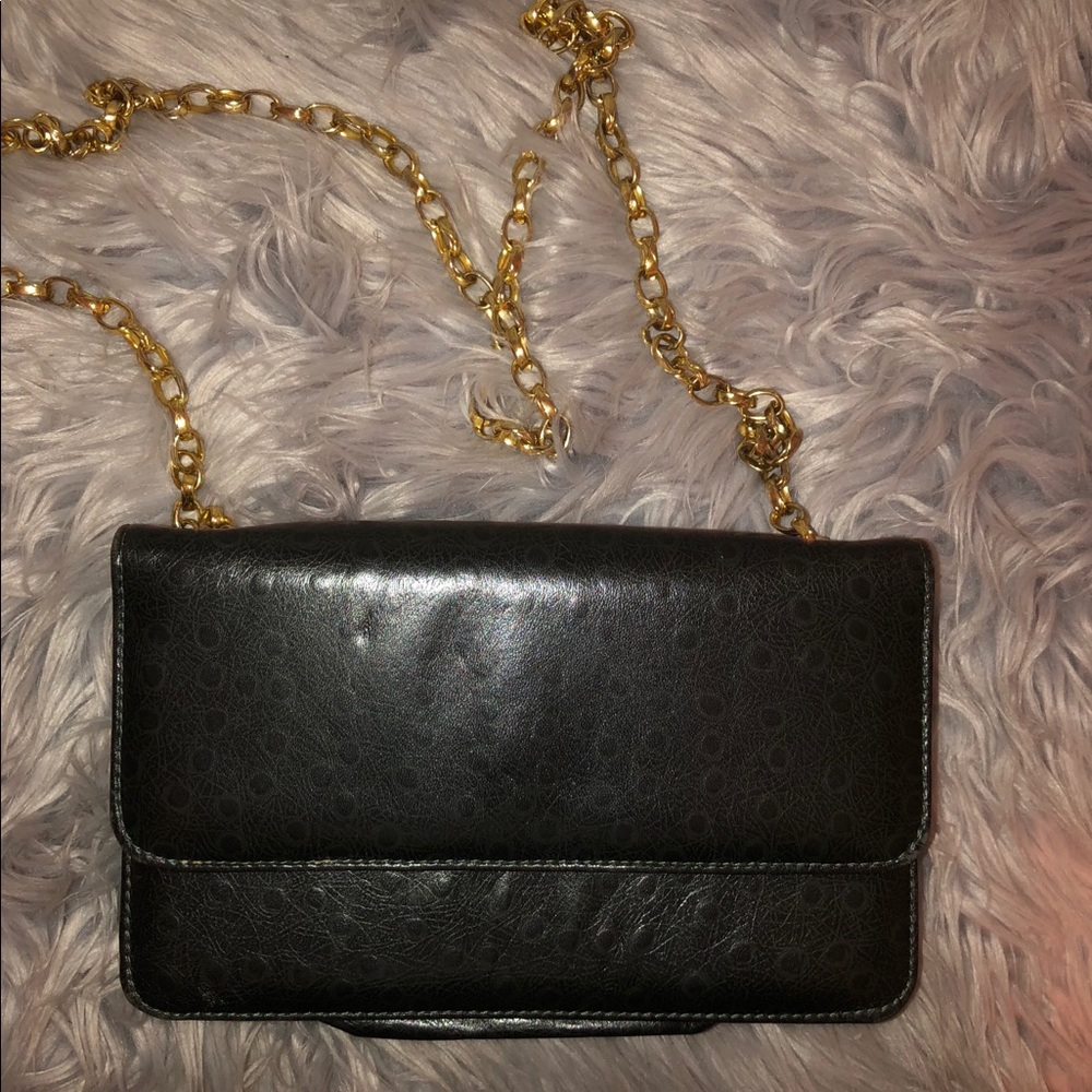 Crouch&Fitzgerald- Soft Leather Ostrich Handbag